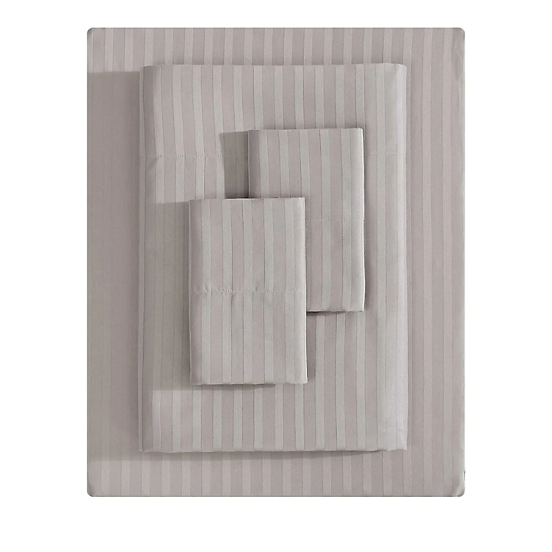 Vera Wang Dobby Stripe 4 Piece Sheet Set