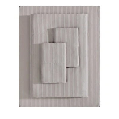 Vera Wang Dobby Stripe 4 Piece Sheet Set