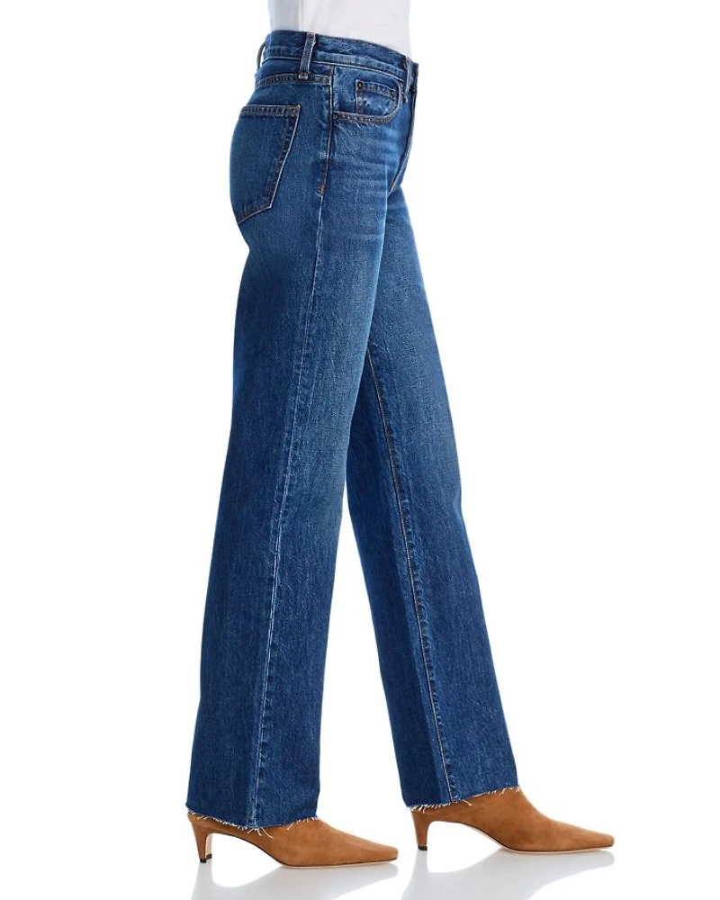 Mid Rise Straight Leg Jeans Paris
