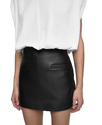 Hayden Leather Skort