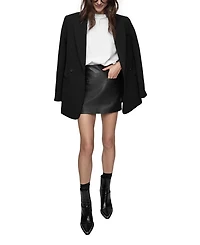 Hayden Leather Skort