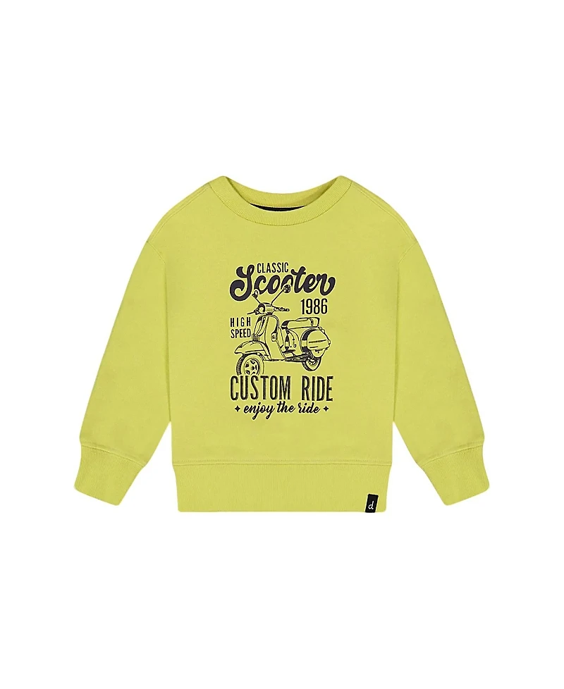 Deux par Deux Boys' Pullover Graphic Sweatshirt - Baby