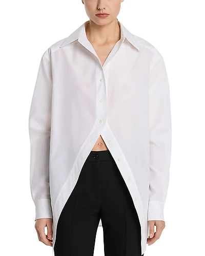 Michael Kors Collection Taffeta Portrait Shirt
