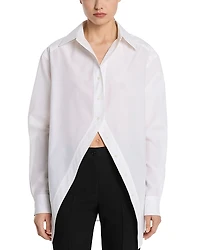 Michael Kors Collection Taffeta Portrait Shirt