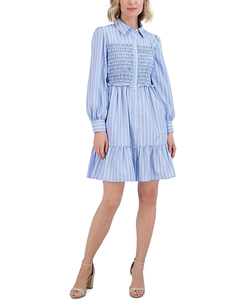 Eliza J Smocked Bodice Float Dress