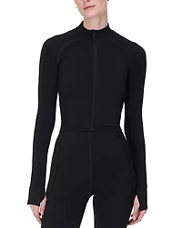 Sweaty Betty Athlete Cropped Zippered Top