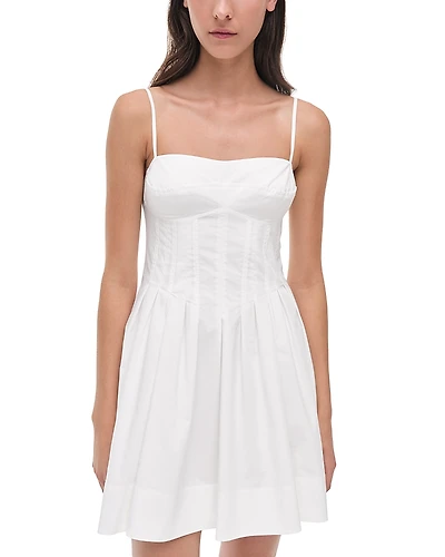 Simkhai Kitt Sleeveless Cotton Poplin Mini Dress