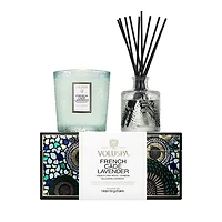 French Cade Lavender Candle & Reed Diffuser Gift Set - Exclusive