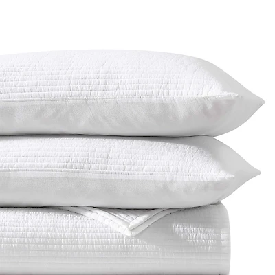 Vera Wang Cotton Voile 3 Piece Quilt Set, King