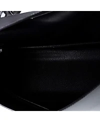 Kelly 32 Handbag Black Box Calf with Palladium Hardware