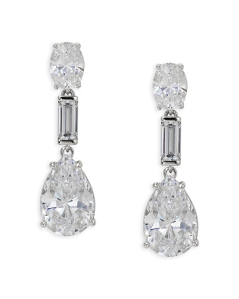 Nadri Cubic Zirconia Drop Earrings
