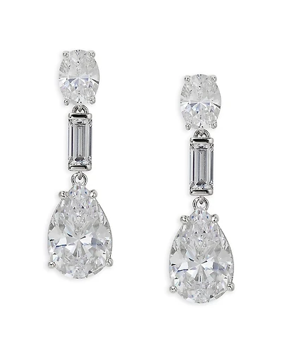 Nadri Cubic Zirconia Drop Earrings