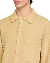 Chemise Coast Oversized Knit Button Shirt