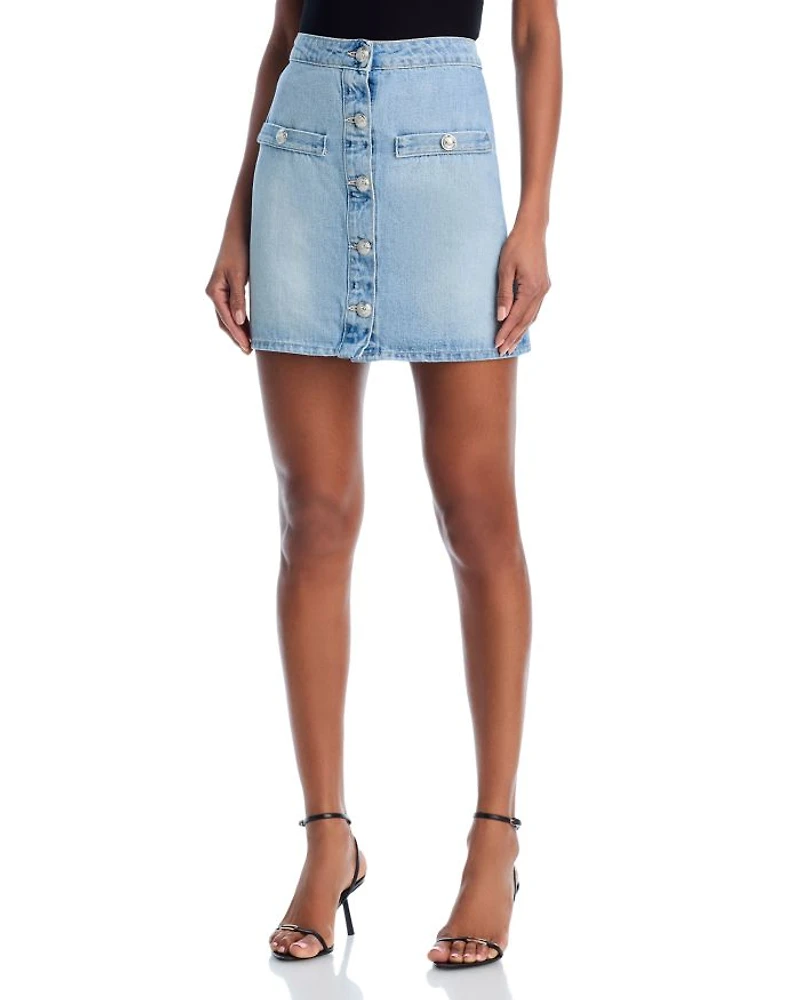 Kris Denim Mini Skirt