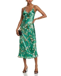 Seridie Silk Midi Slip Dress