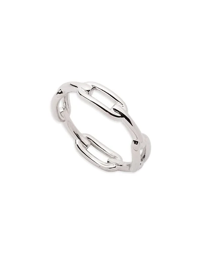 Link Ring in Sterling Silver