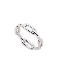 Link Ring in Sterling Silver