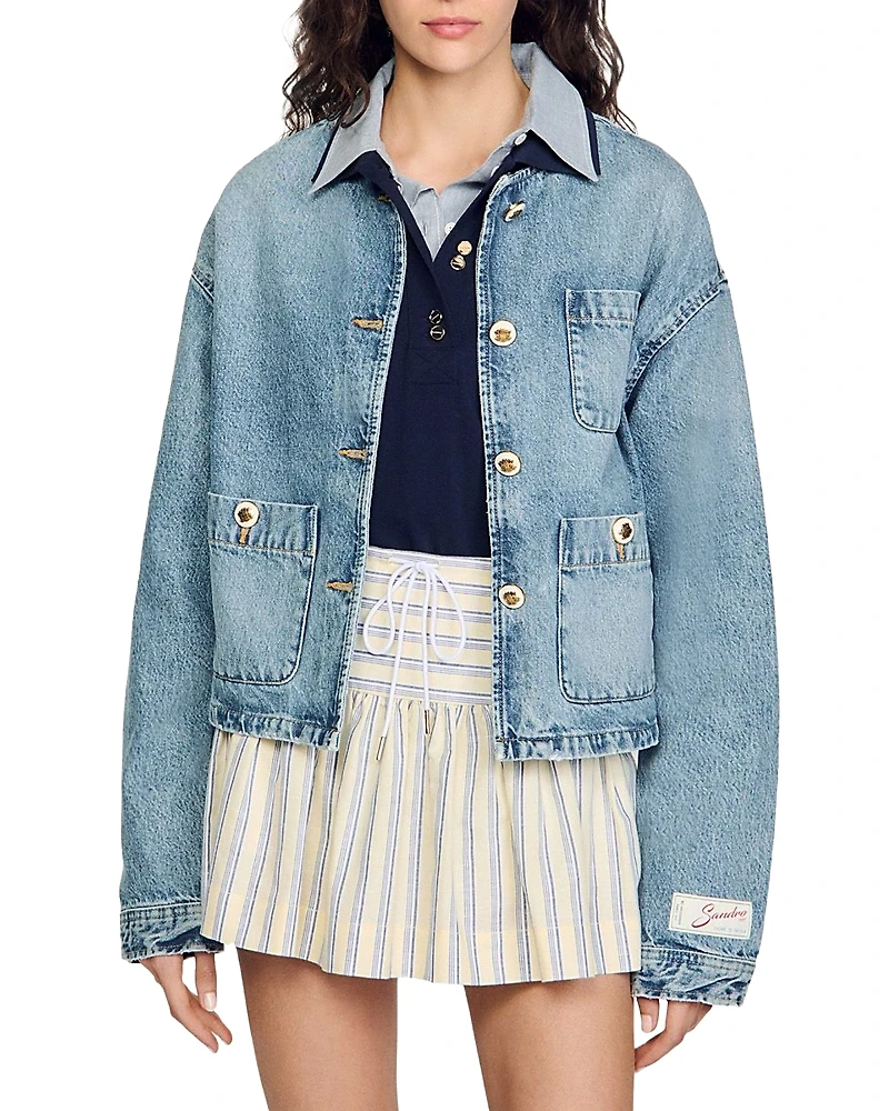Sandro Denim Jacket