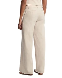 Twill Wide Leg Pants