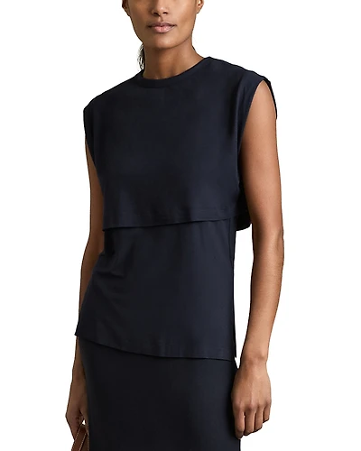 Reiss Carmen Double Layer Top