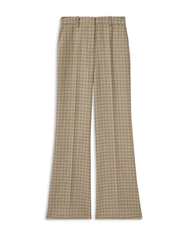 Vida Check Wide Leg Trousers