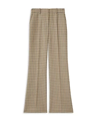 Vida Check Wide Leg Trousers