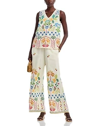 Linen Wide Leg Pants