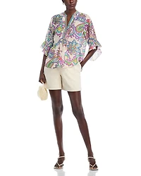 Zellah Silk Blouse
