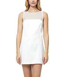French Connection Carey Satin Chiffon Mini Dress