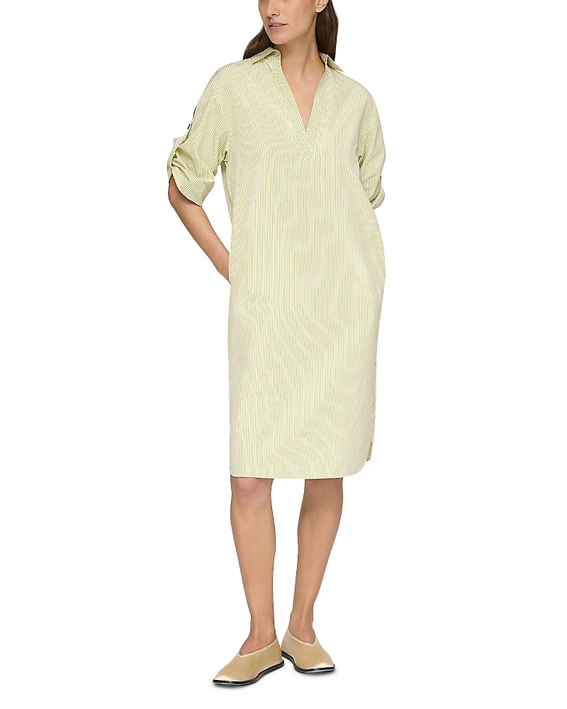 Lafayette 148 New York Tab Sleeve Popover Dress