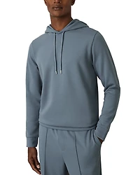 Reiss Fabien Interlock Hoodie