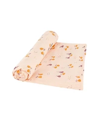 Deux par Deux Girls' Printed Muslin Blanket- Baby