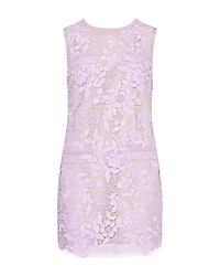 Milly Garden Lace Sleeveless Mini Dress