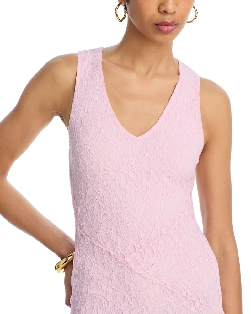 Theo Floral Lace Maxi Dress