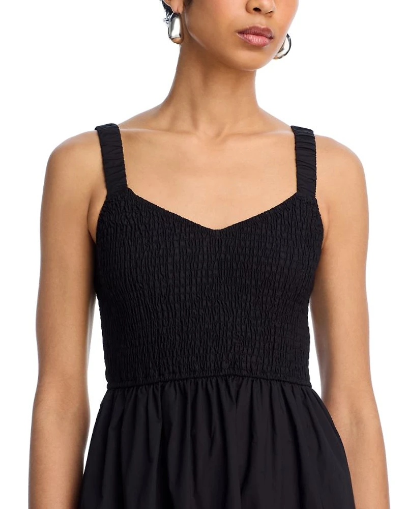 Fleur Smocked Scoop Neck Dress