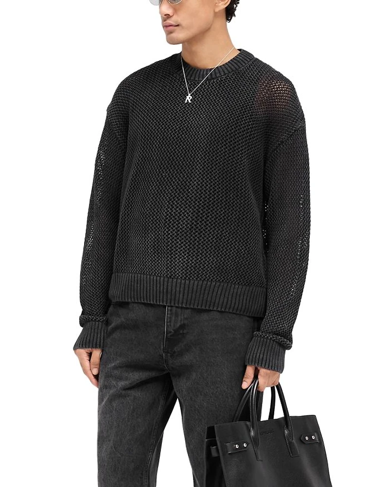 Open Gauge Knit Sweater