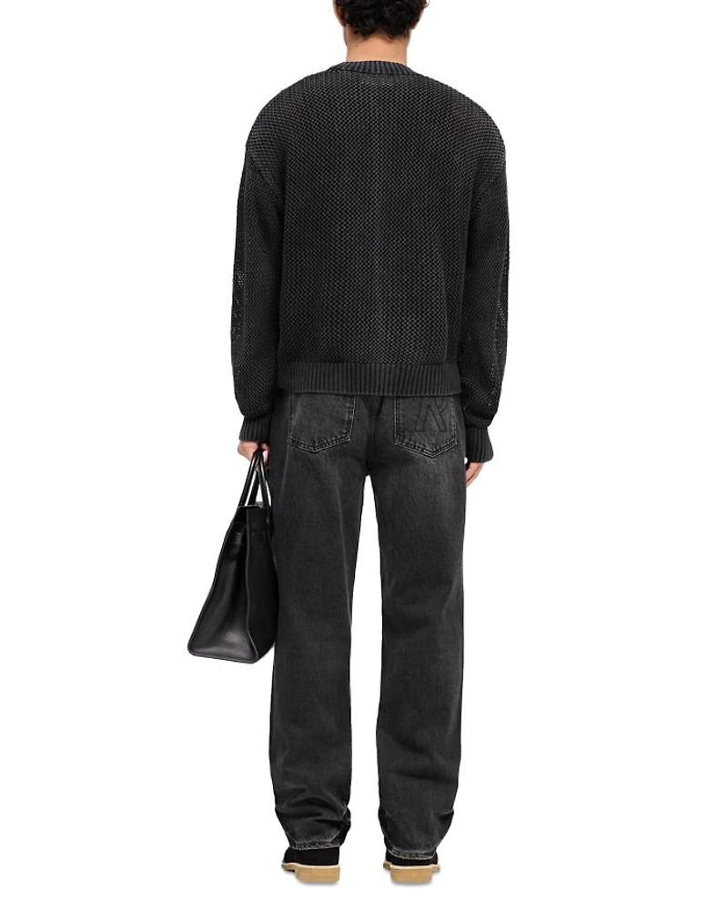 Open Gauge Knit Sweater