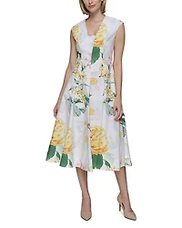 Karl Lagerfeld Paris Allover Floral Dress
