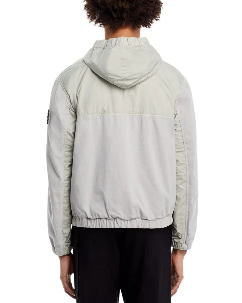 Capospalla Mixed Media Hooded Jacket