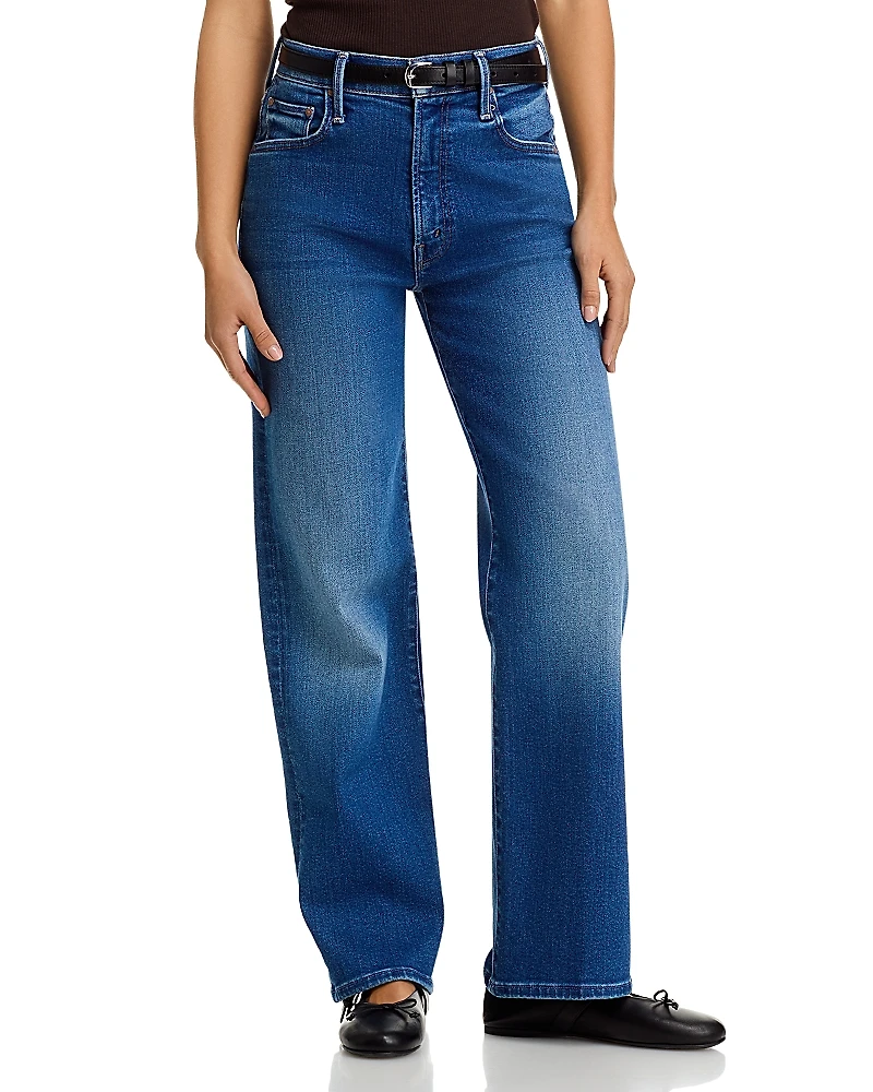 Mother The Rambler Zip Flood High Rise Jeans