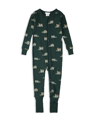 Unisex Safari SUV Print Convertible Sleeper Pajama Coverall - Baby