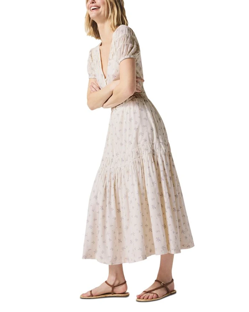 Ellery Floral Midi Dress