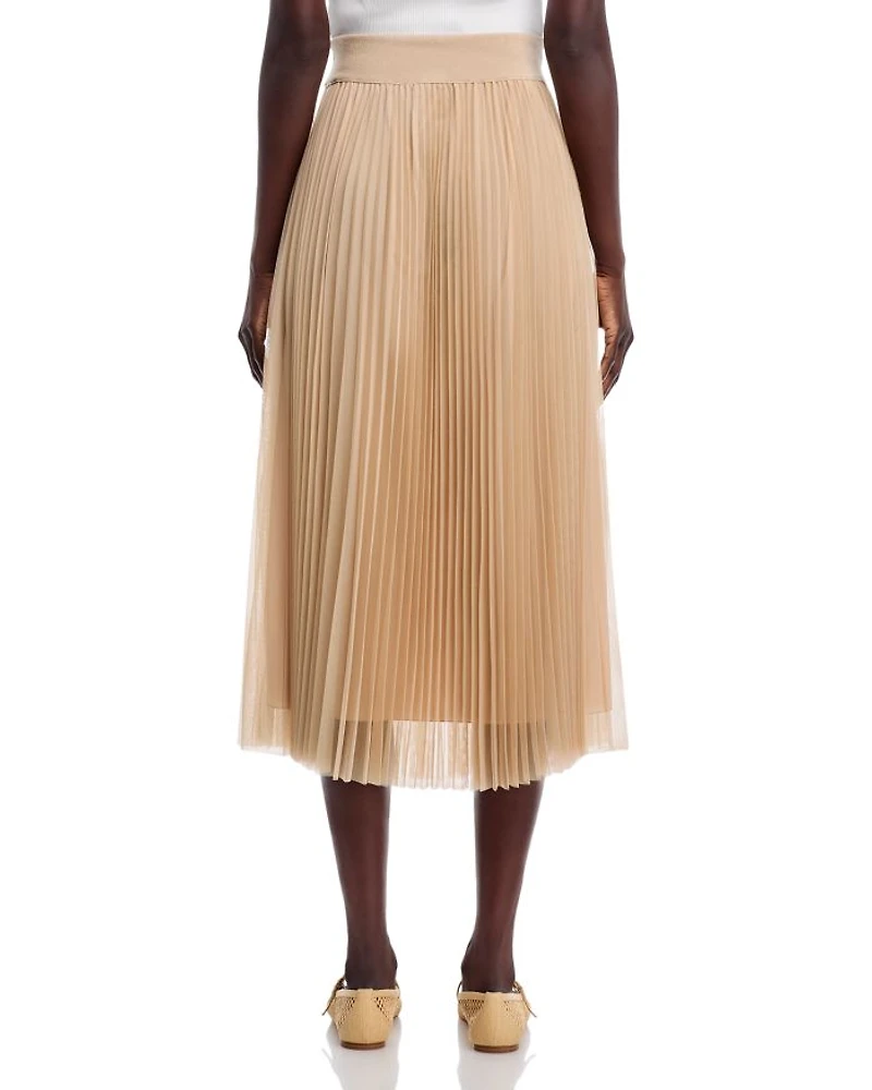 Pleated Tulle Skirt