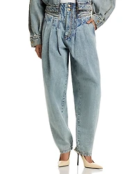 Ronny Kobo Odk High Rise Straight Jeans