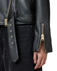 Balfern Leather Biker Jacket