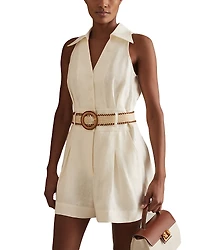 Reiss Anjie Linen Romper