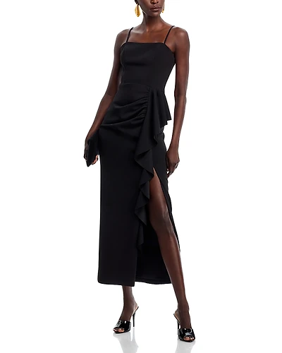 Aqua Ruffled Dress - Exclusive