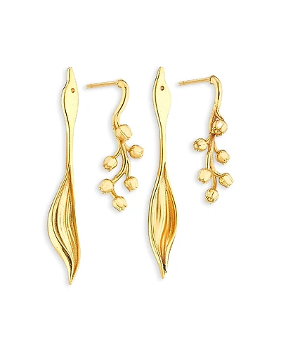 Capucine De Wulf Lily of the Valley Convertible Earrings