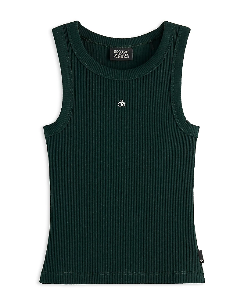 Scotch & Soda Girls' Ribbed Tank Top - Little Kid