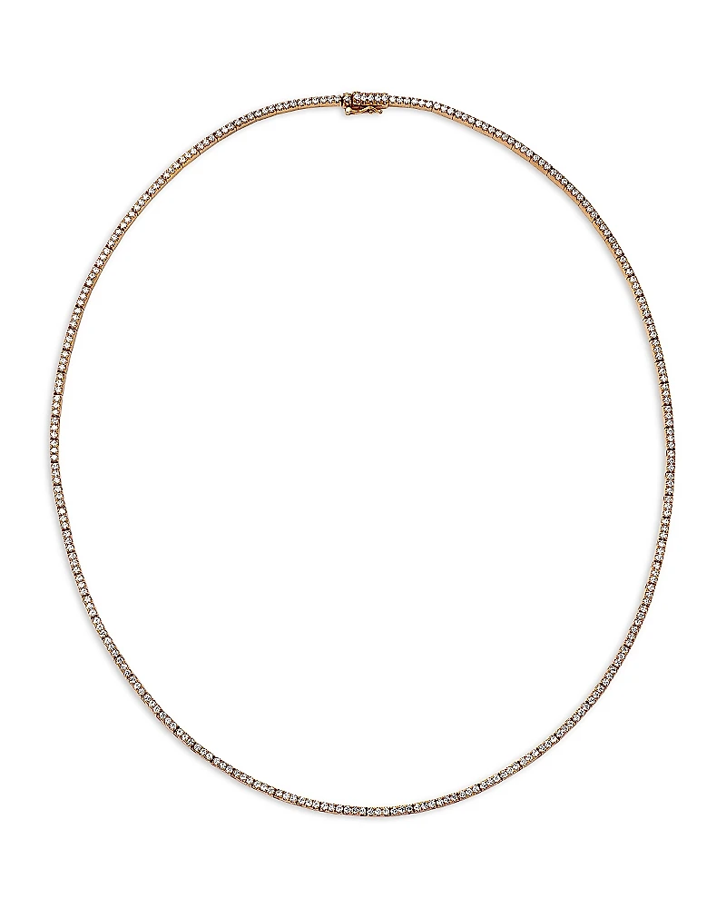 Bloomingdale's Fine Collection Diamond Tennis Necklace